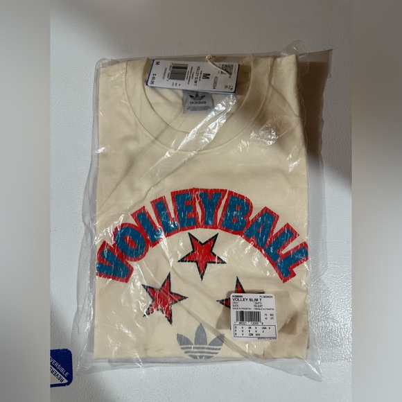 Adidas Womens Graphic Volleyball Tee - Picture 3 of 5